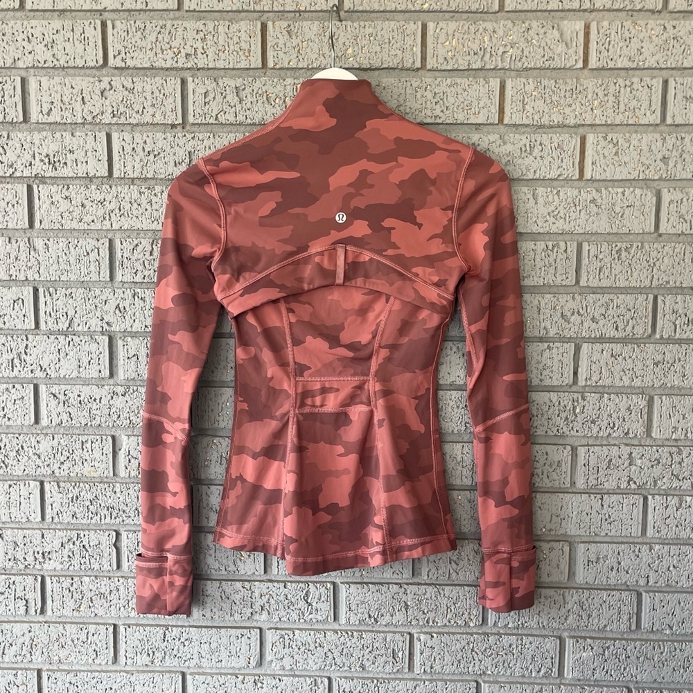 Lululemon Define Jacket Heritage 365 Camo Brier Rose Multi Pink Size 0 - Picture 7 of 9